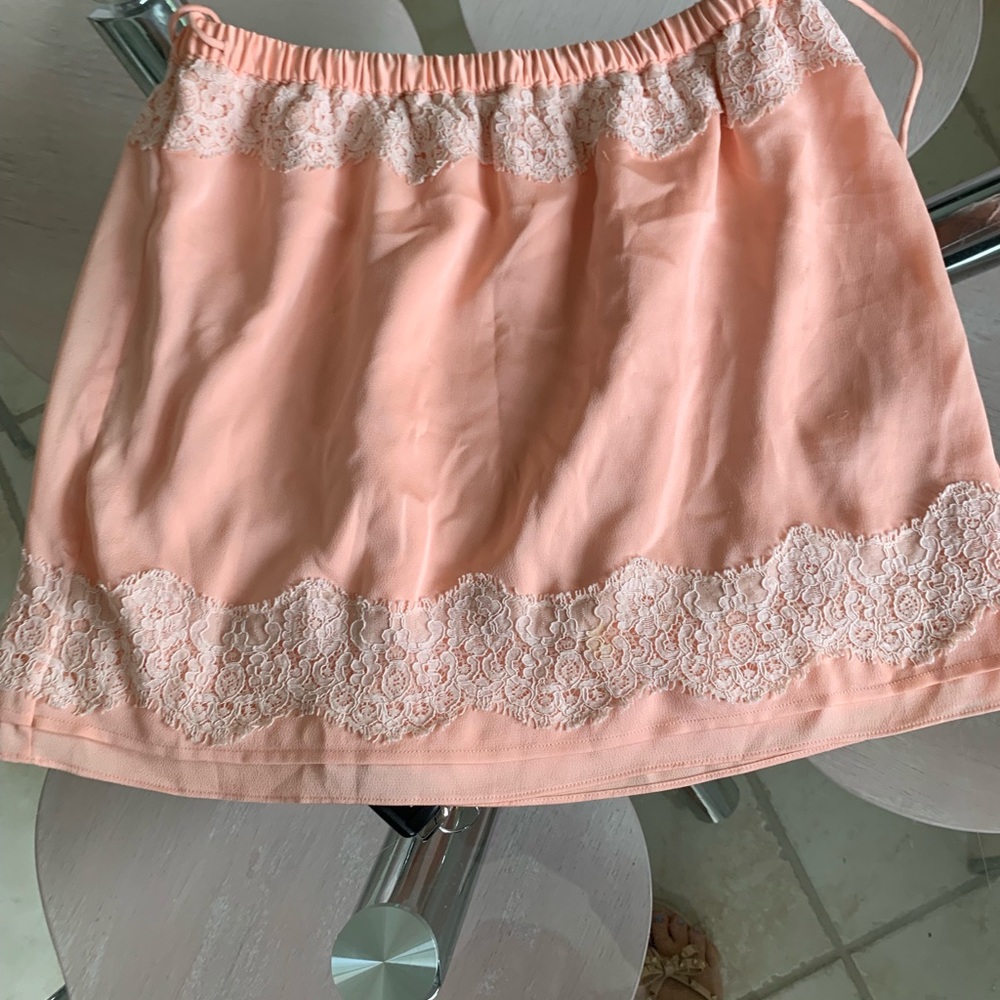 Silk like skirt banana republic